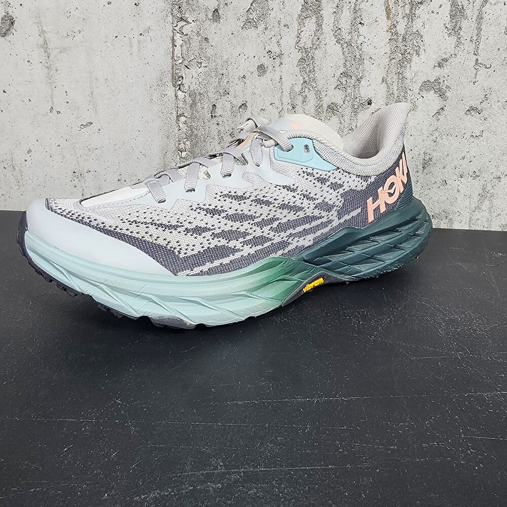 Hoka One One Speedgoat 5 Harbor Mist Spruce Women’s Size 8.5D Trail Running - Picture 2 of 7